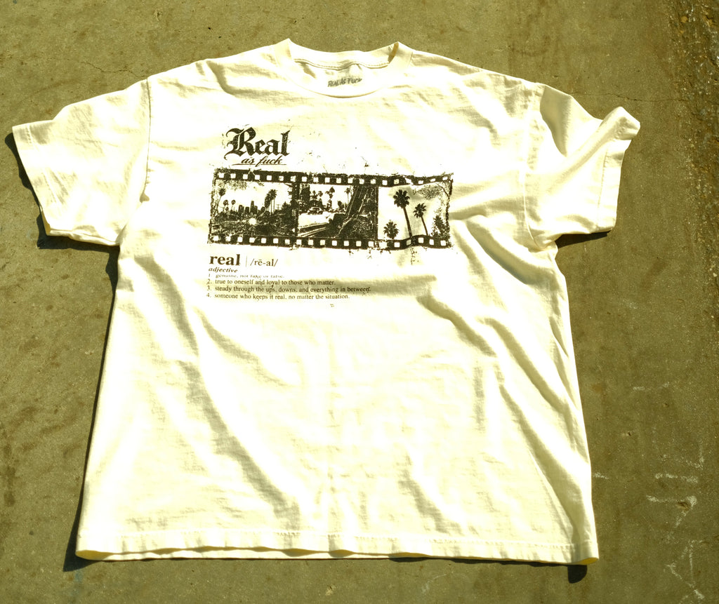 RAF Film Tee — Off-White