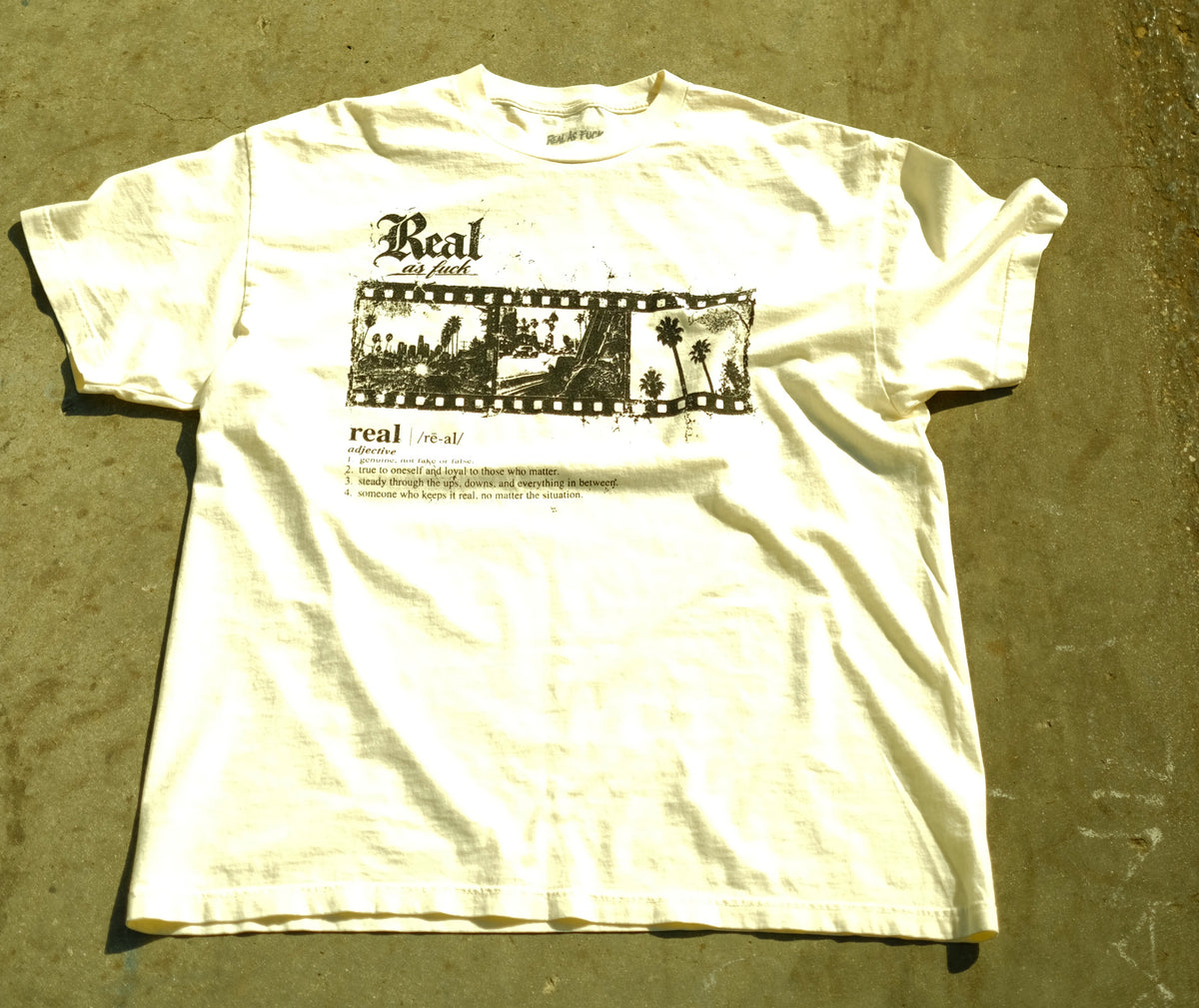 RAF Film Tee — Off-White