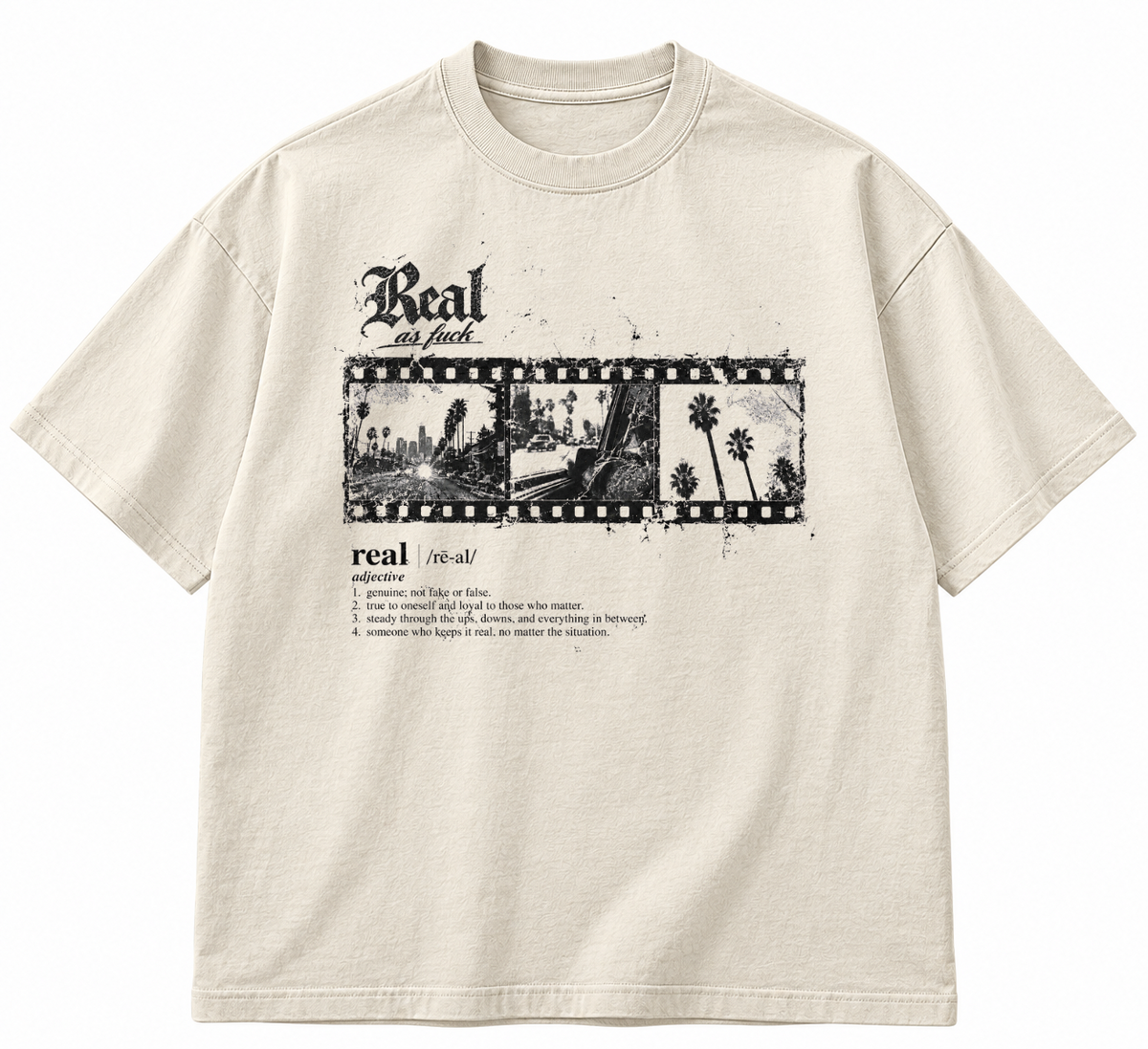 RAF Film Tee — Off-White