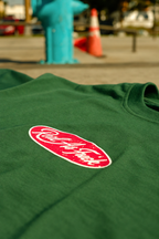 RAF Vintage Oval Logo Tee — Forest Green