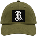 RAF Premium R Dad Hat Military Olive, transparent background