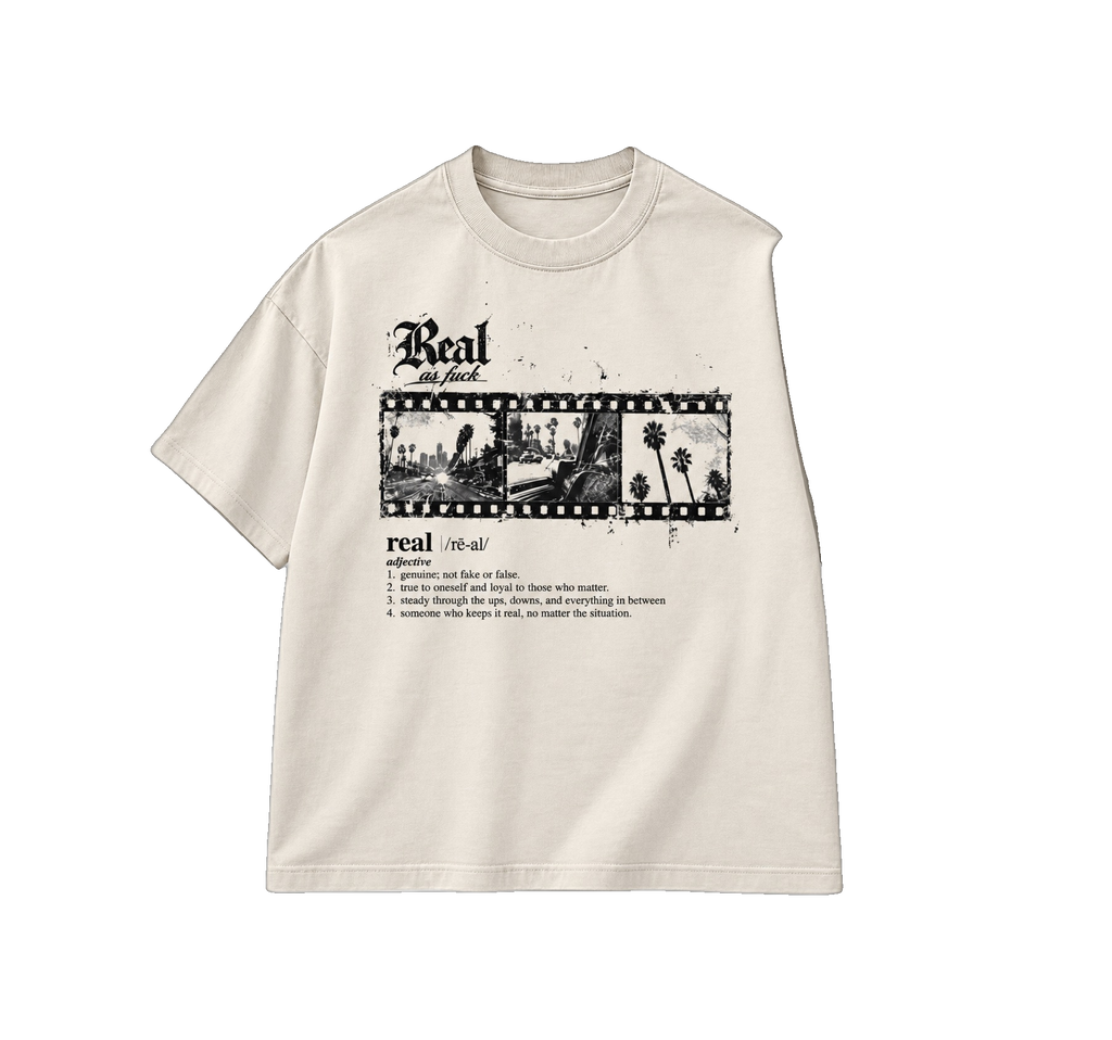 RAF Film Tee Off-White, transparent background