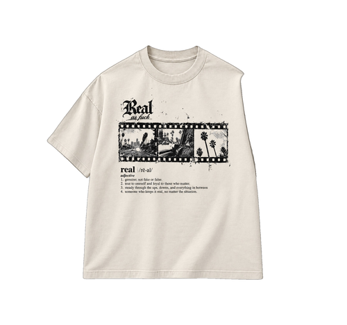 RAF Film Tee Off-White, transparent background