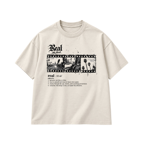 RAF Film Tee Off-White, transparent background