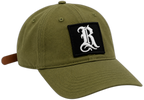 RAF Premium R Dad Hat Military Olive, transparent background