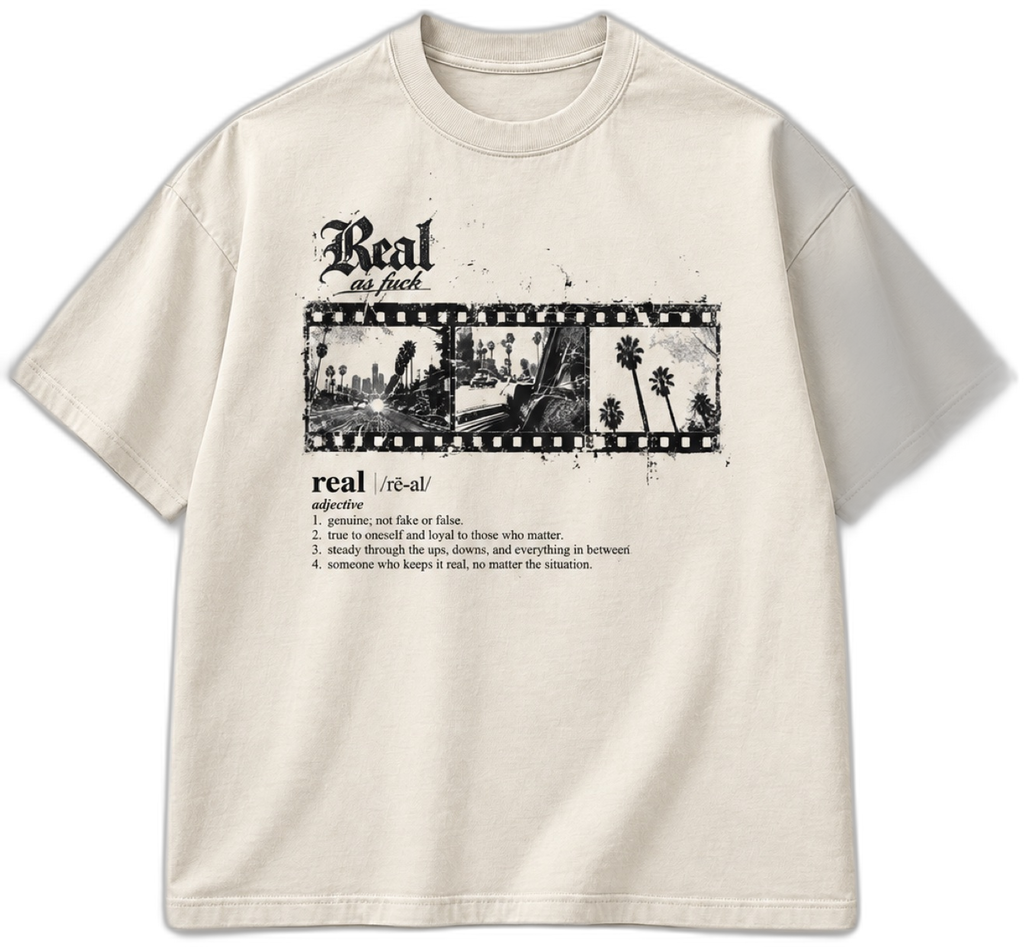 RAF Film Tee Off-White, transparent background