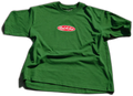 RAF Vintage Oval Logo Tee Forest Green, transparent background